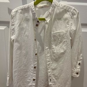 Boys Linen Dress Shirt